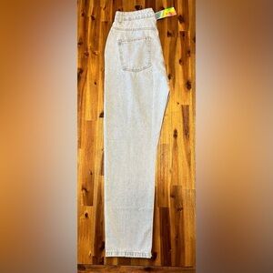 ASOS Daisy Street high rise mom jeans in bleach denim size L NWT waist 29 womens